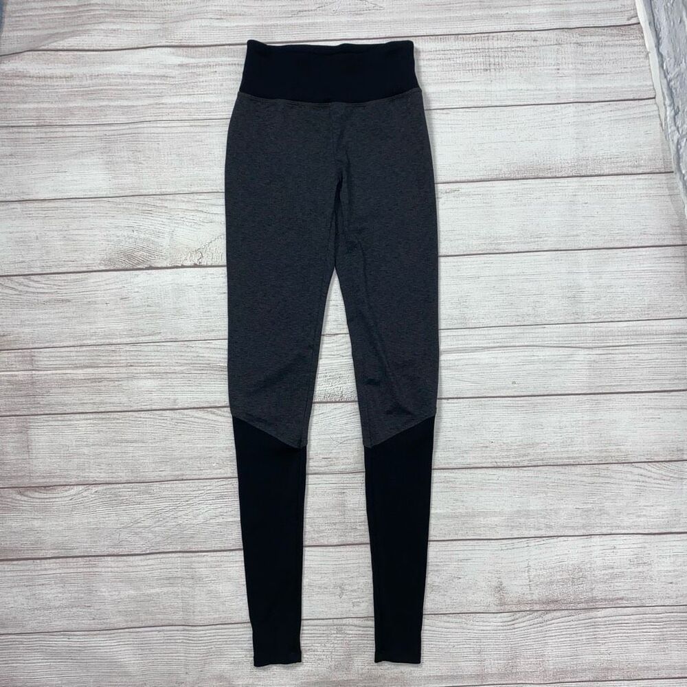Joy lab color block leggings Black and grey women size XS